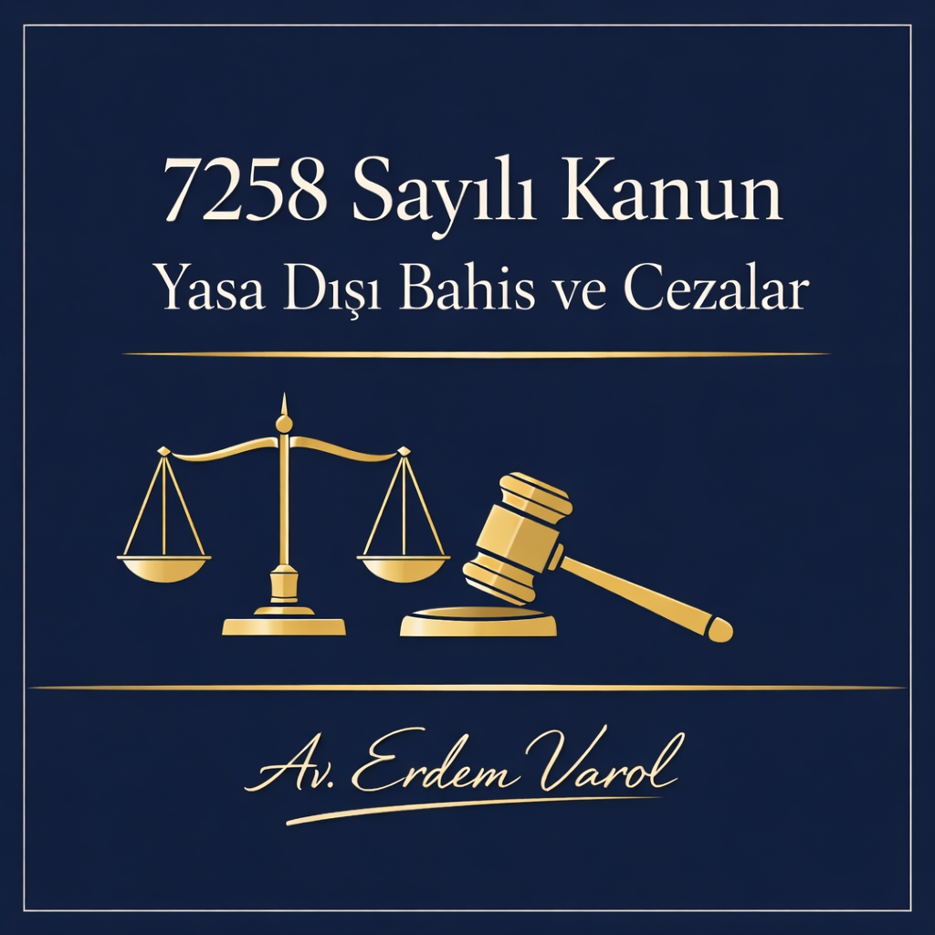 7258 Sayılı Kanun Nedir? Yasa Dışı Bahis, Şans Oyunları ve Cezai Sonuçları