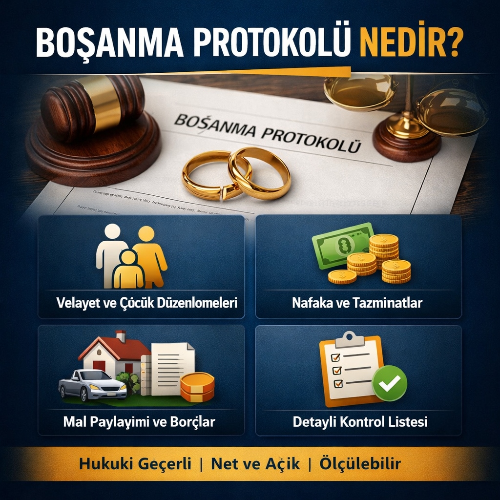 Boşanma Protokolü Nedir? (Anlaşmalı Boşanma Protokolü)