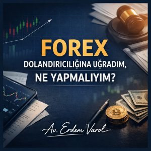 Forex dolandırıcılığı mağdurları için hukuki süreç ve başvuru yollarını anlatan görsel
