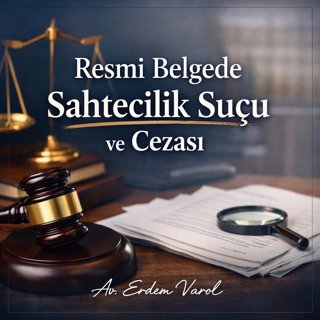 Resmi Belgede Sahtecilik Suçu ve Cezası