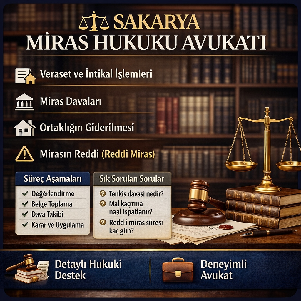 Sakarya Miras Hukuku Avukatı