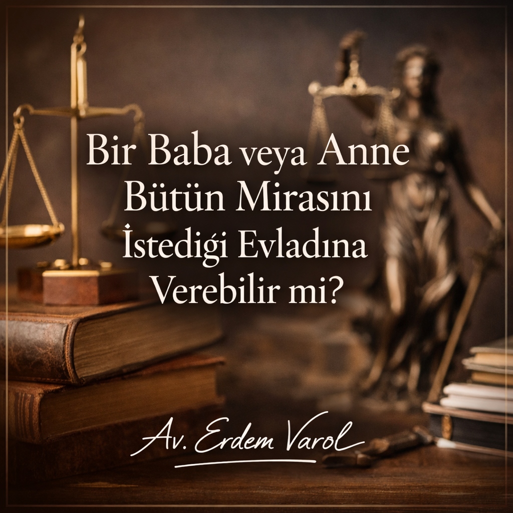 Anne veya Baba Bütün Mirasını İstediği Evladına Verebilir mi?