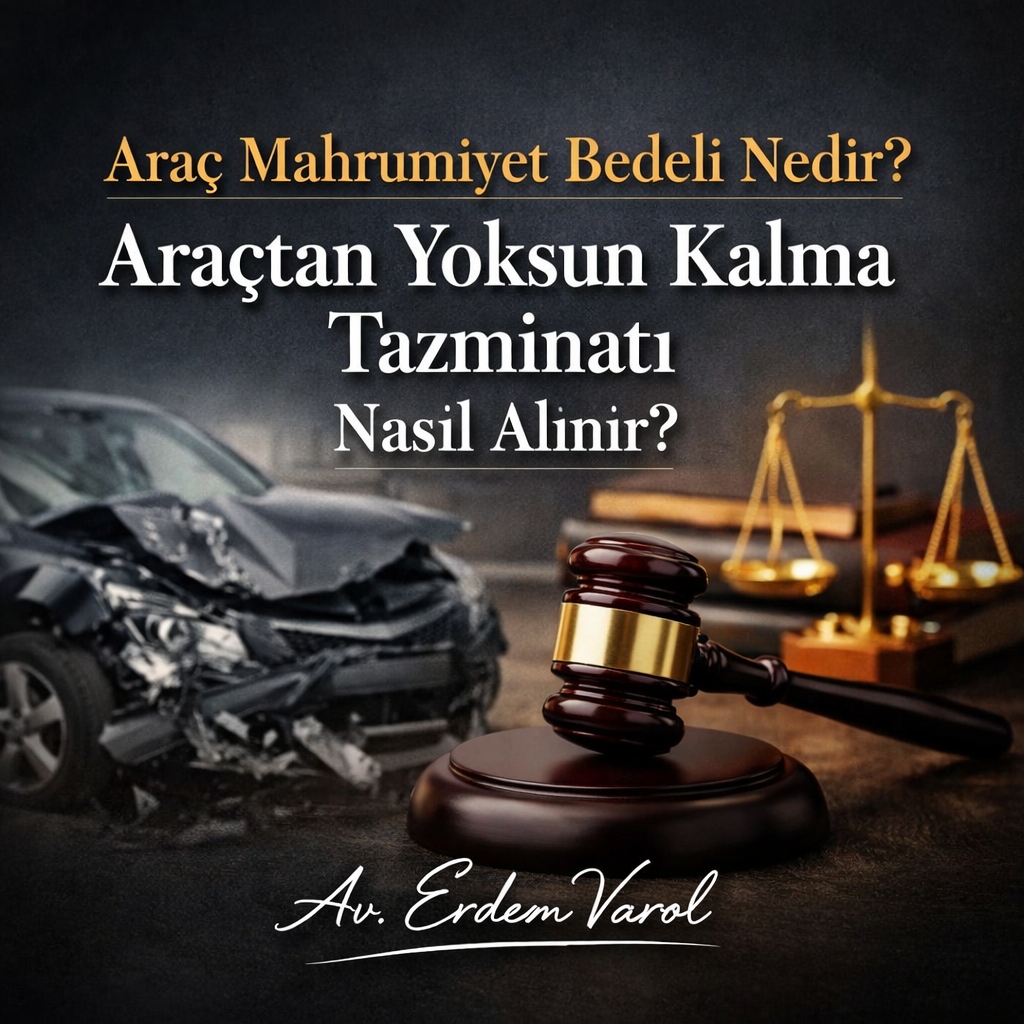 Araç Mahrumiyet Bedeli Nedir? Araçtan Yoksun Kalma Tazminatı Nasıl Alınır?