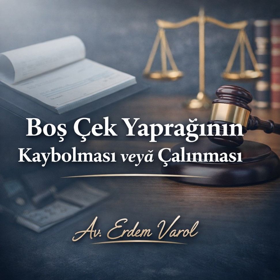 Boş Çek Yaprağının Kaybolması veya Çalınması Halinde Hukuki Durum, Başvuru Yolları ve Yargıtay Uygulaması