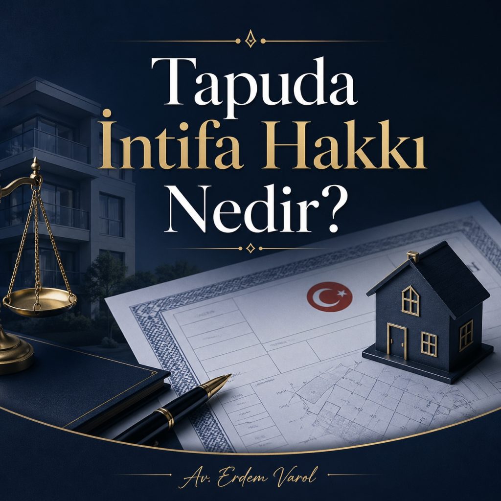 Tapuda İntifa Hakkı Nedir? Kurulması, Kapsamı, Sona Ermesi ve Hukuki Sonuçları