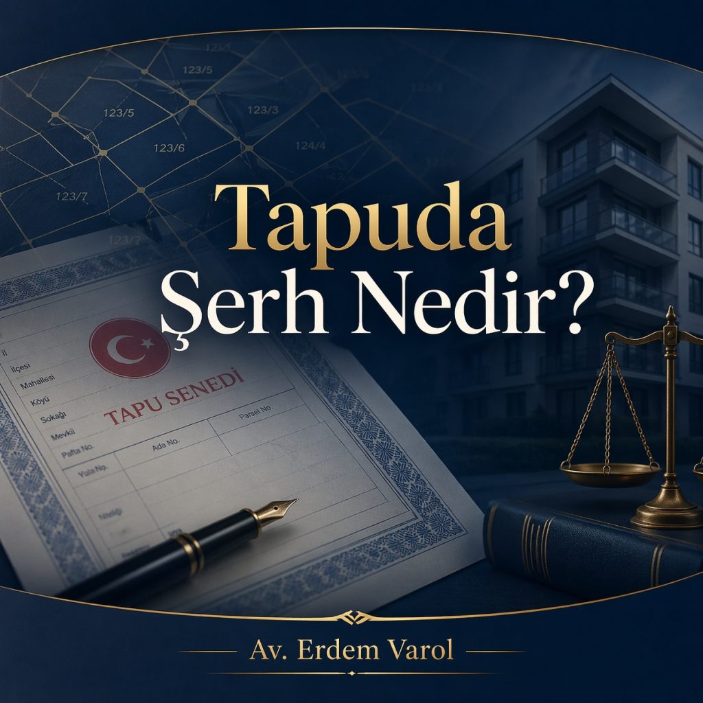 Tapuda Şerh Nedir? Tapu Şerhi Türleri, Hukuki Etkileri ve Kaldırılması