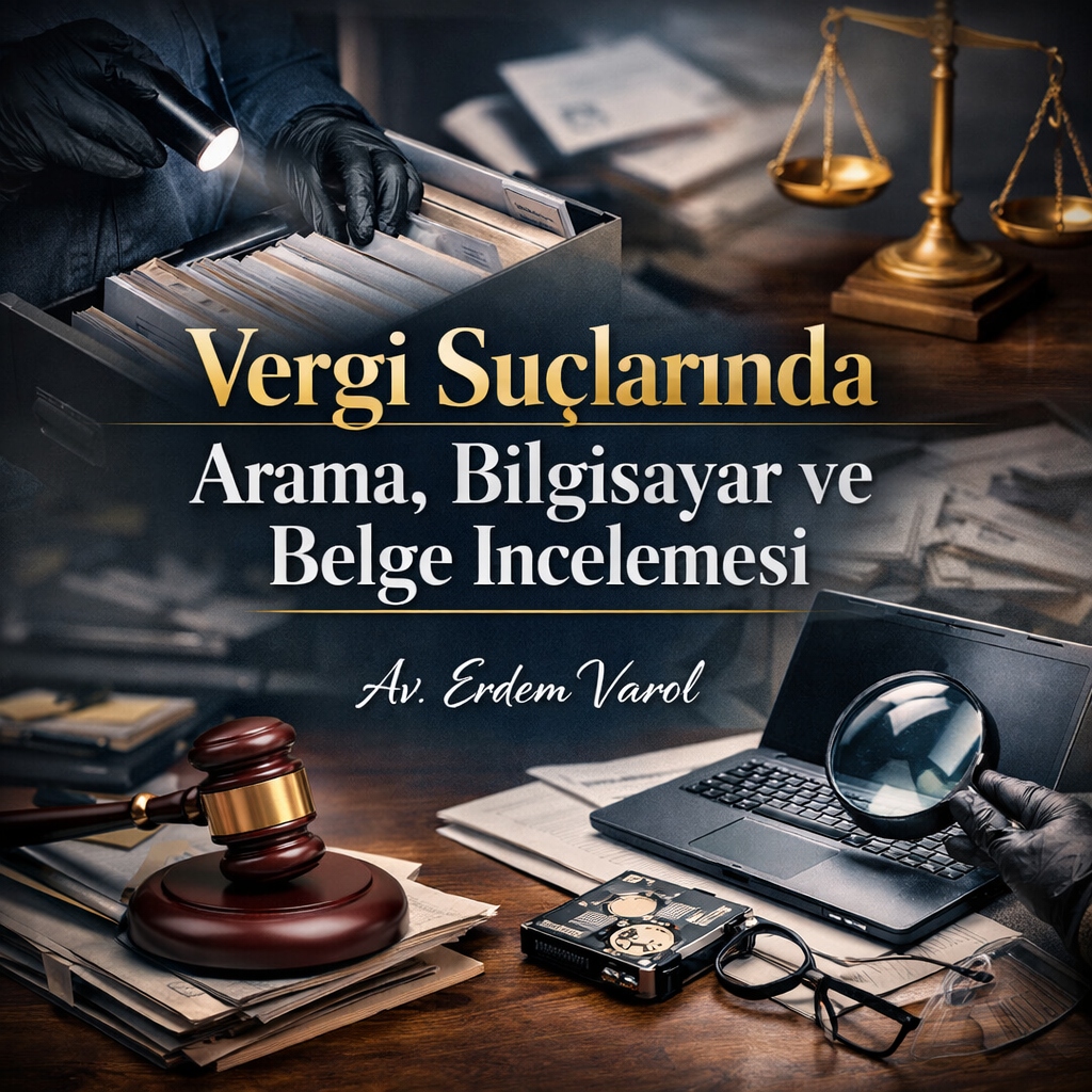 Vergi Suçlarında Arama, Bilgisayar İncelemesi, Belge İncelemesi ve Delil Toplama