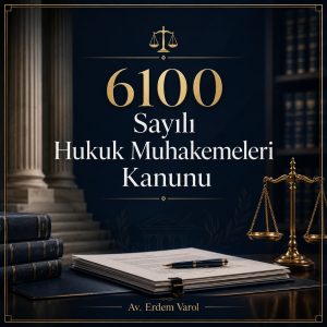 6100 sayılı Hukuk Muhakemeleri Kanunu hakkında kurumsal hukuk görseli