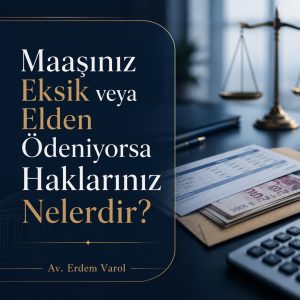 Maaşınız Eksik veya Elden Ödeniyorsa Haklarınız Nelerdir Hukuki Görsel
