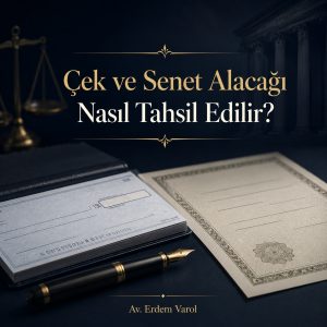 Çek ve Senet Alacağı Nasıl Tahsil Edilir Hukuki Görsel