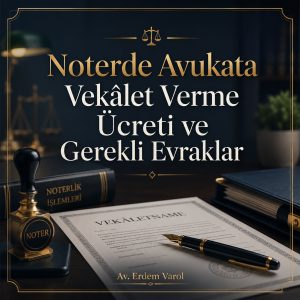 Noterde Avukata Vekâlet Verme Ücreti ve Gerekli Evraklar Hukuki Görsel