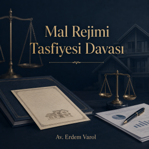 Mal rejimi tasfiyesi davası hakkında hukuki bilgilendirme – Av. Erdem Varol