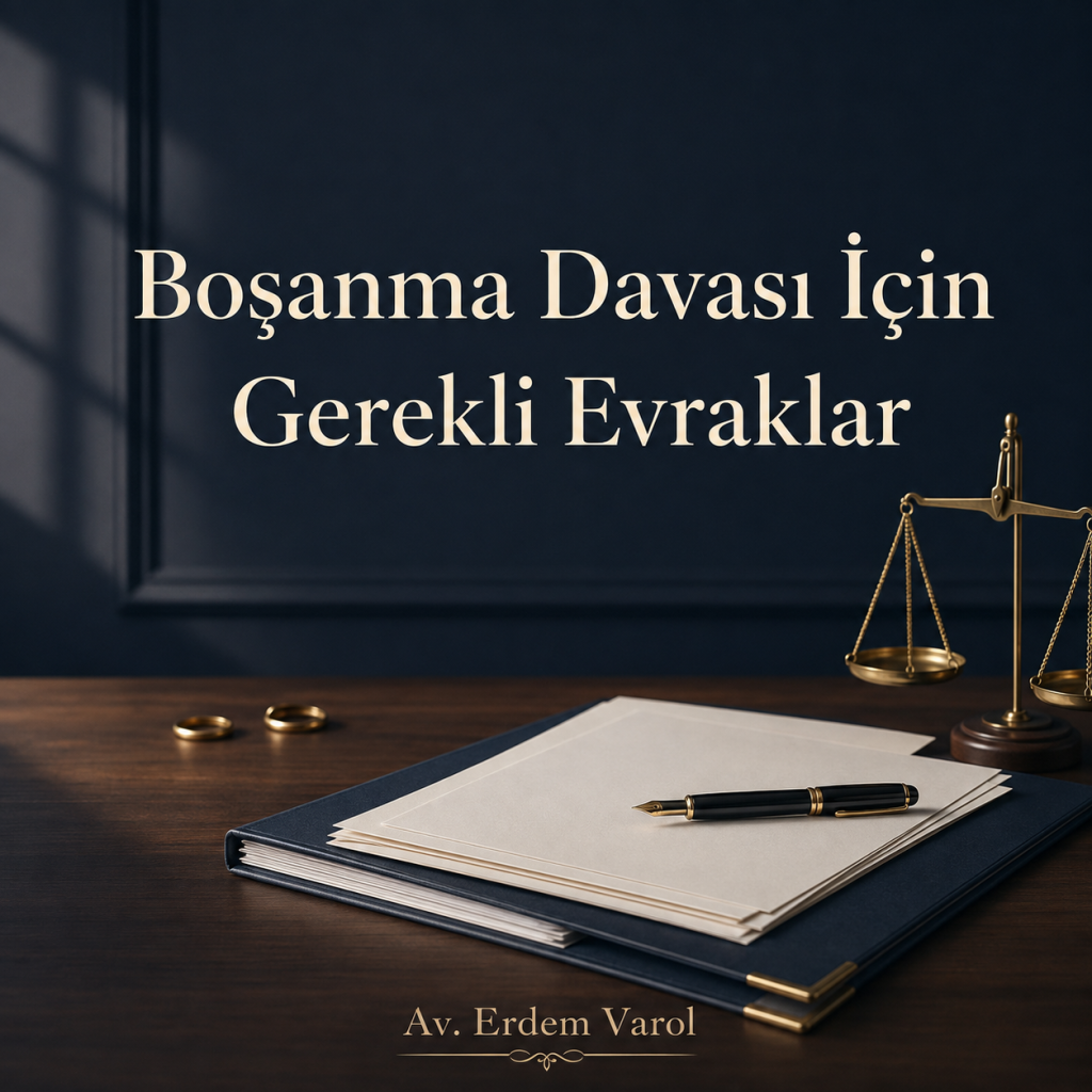 Boşanma Davası İçin Gerekli Evraklar